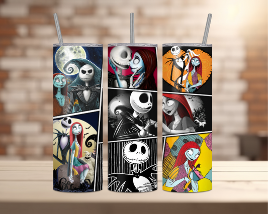 Halloween Movie Characters - 20oz Tumbler - (NBC 2)