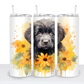 Dogs with Sunflowers