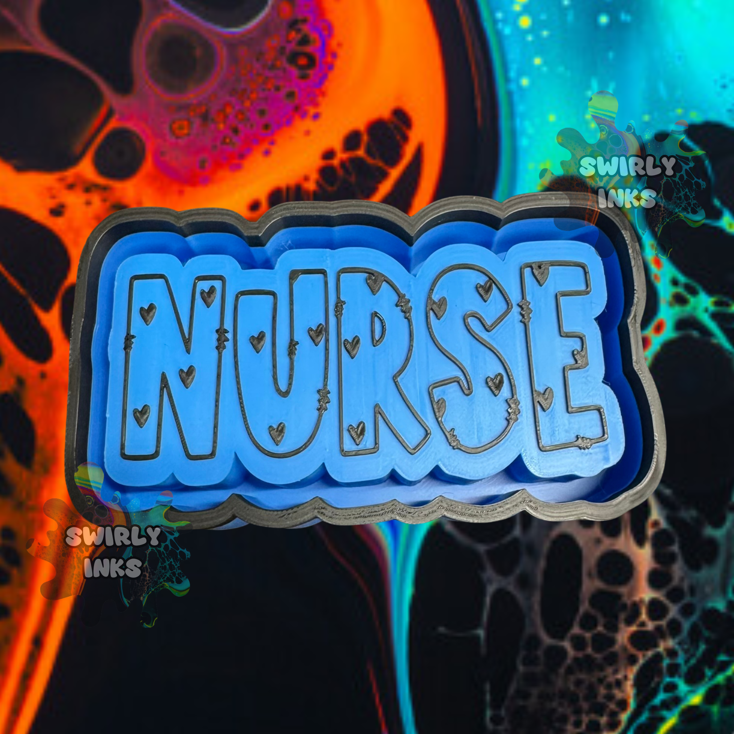 Nurse Hearts Freshie Mold