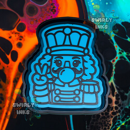 Nutcracker Peace Sign Freshie Mold