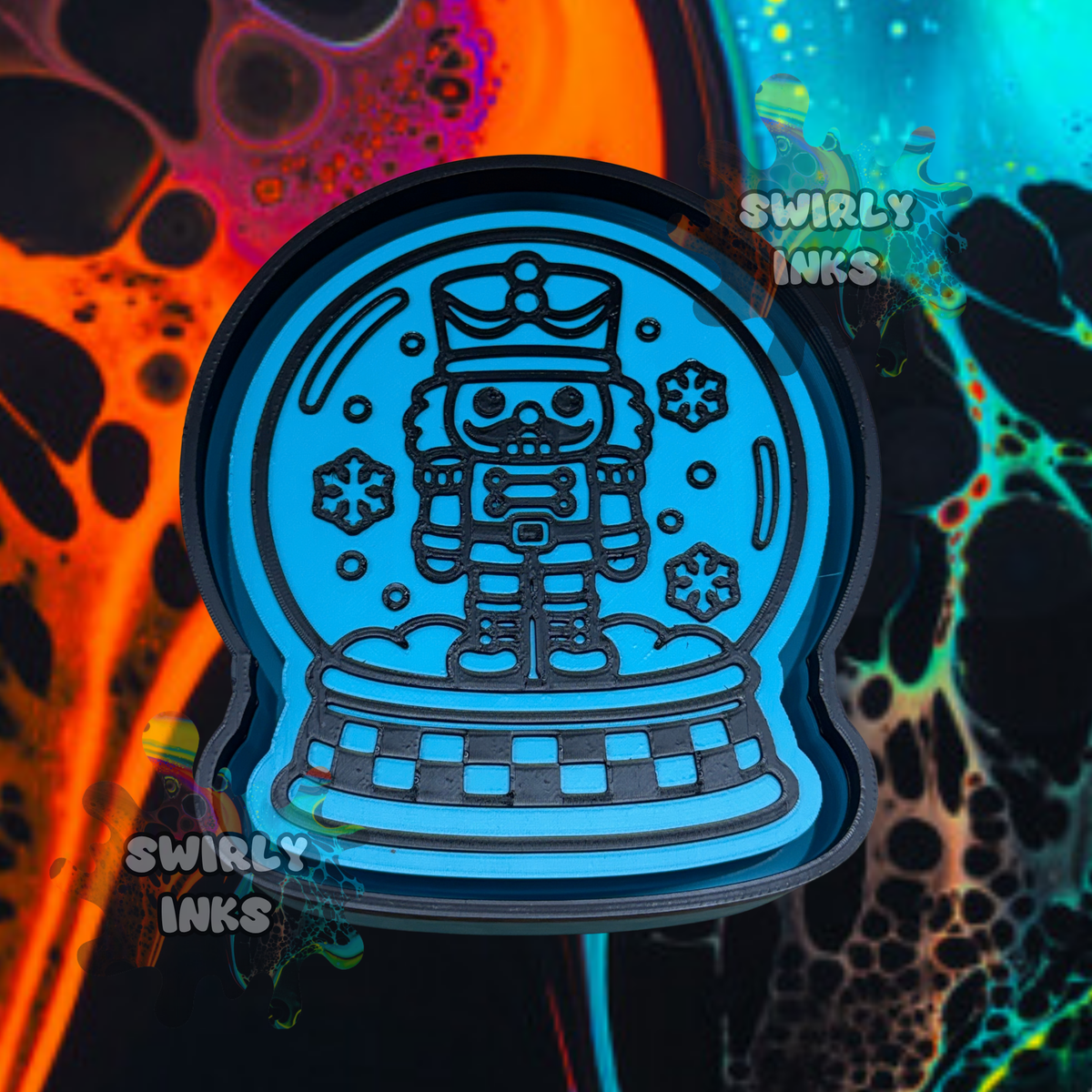 Nutcracker Snowglobe Freshie Mold
