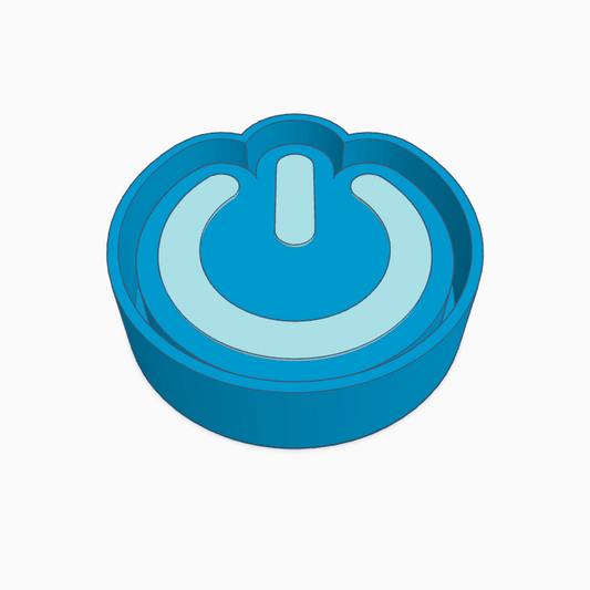 Power Button Freshie Mold
