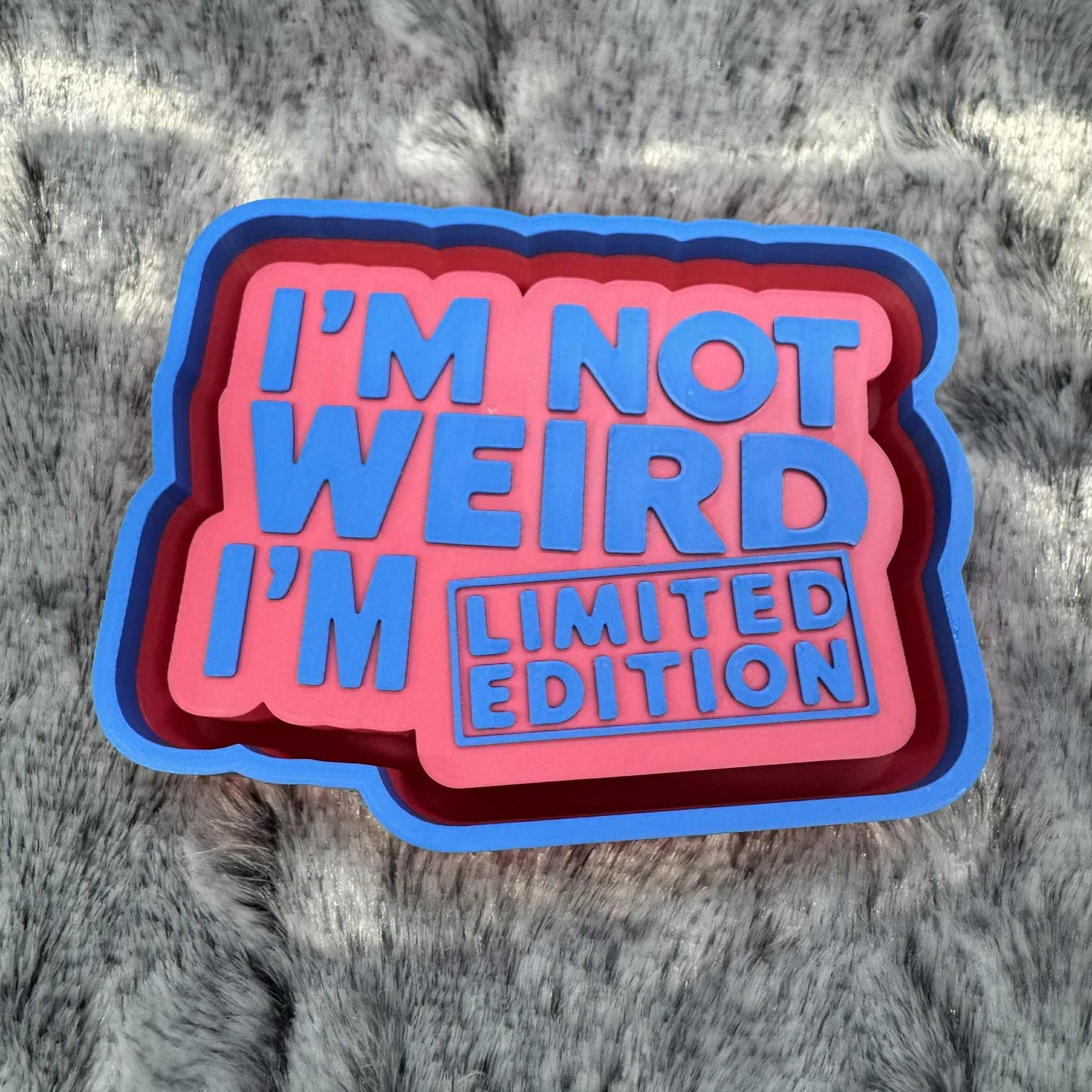 I'm Not Weird I'm Limited Edition Saying Freshie Mold