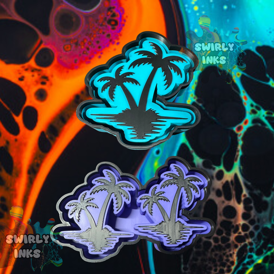 Palm Trees Set Freshie Mold