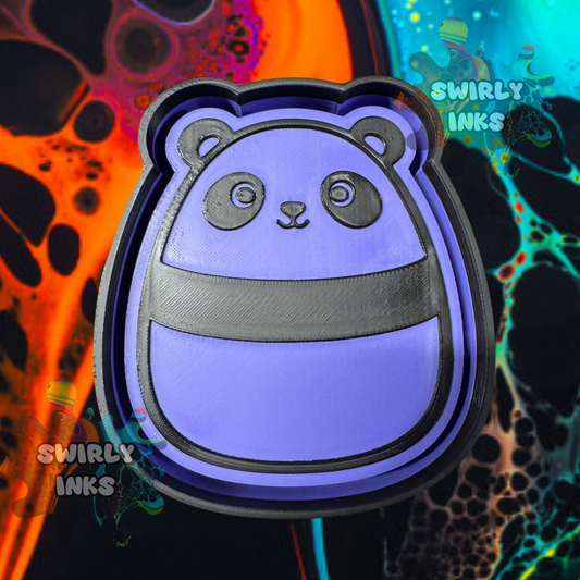 Panda Squishie Freshie Mold