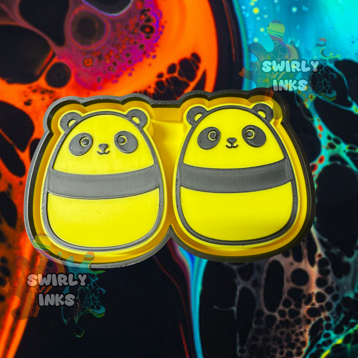 Panda Squishie Vent Freshie Mold