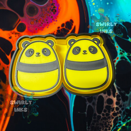 Panda Squishie Vent Freshie Mold