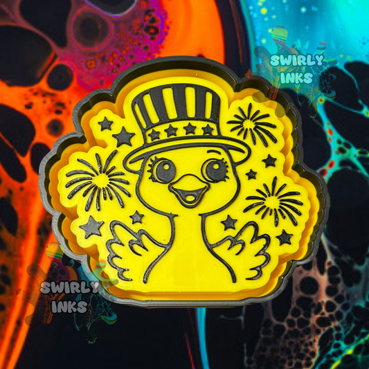 Patriotic Duck Freshie Mold