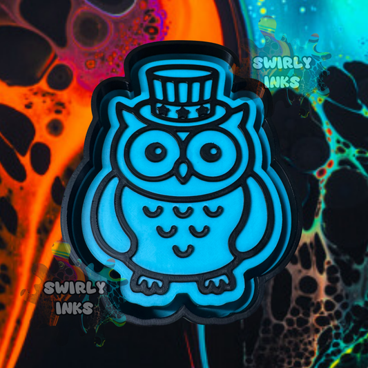 Patriotic Owl Freshie Mold