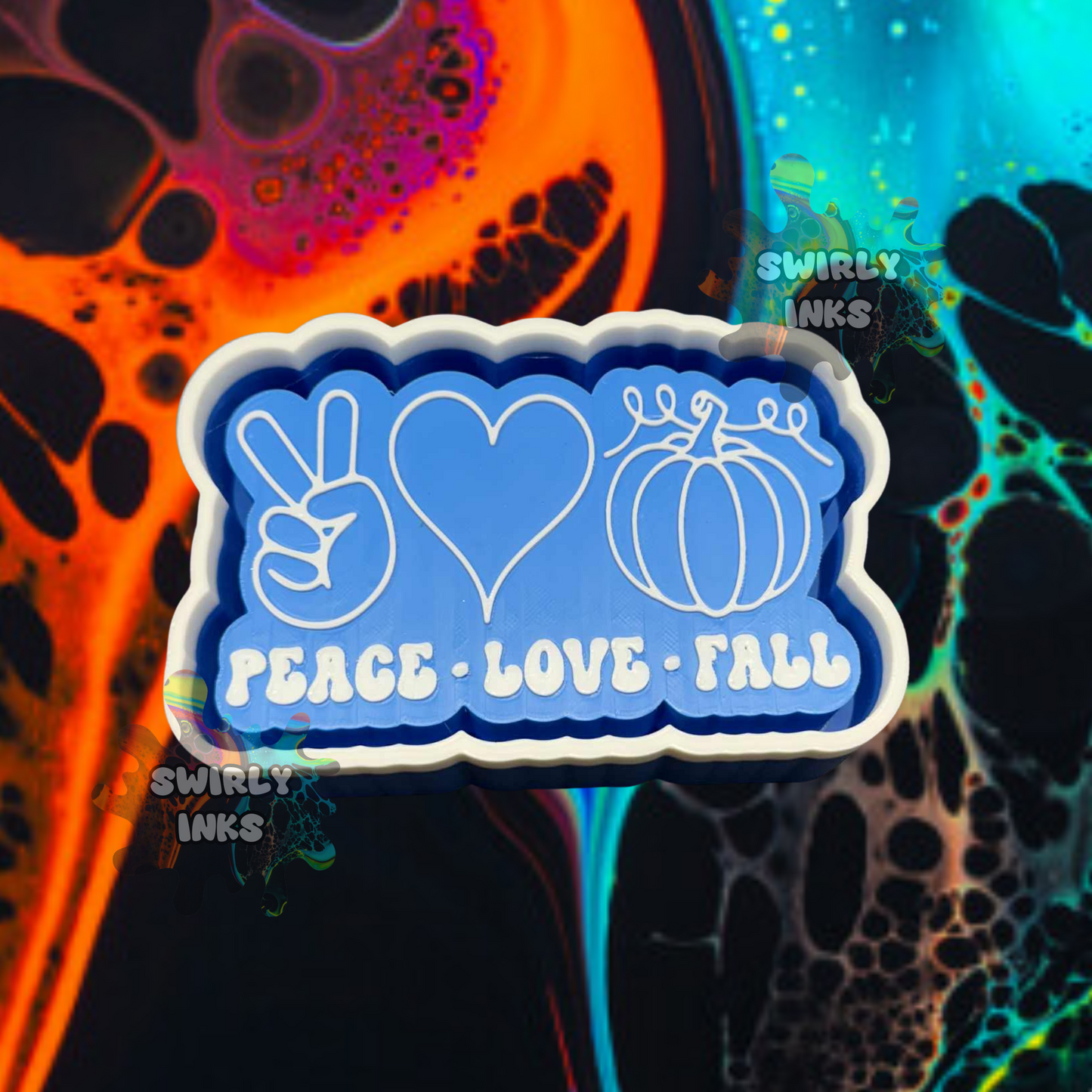 Peace Love Fall Freshie Mold