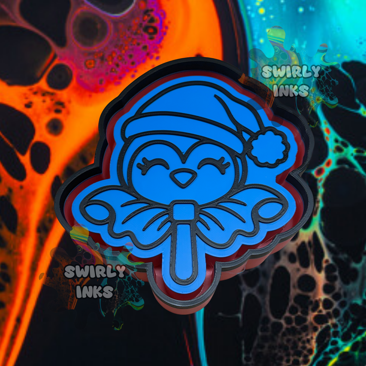 Penguin Sucker Freshie Mold