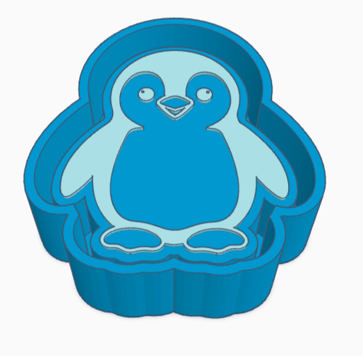 Penguin Freshie Mold