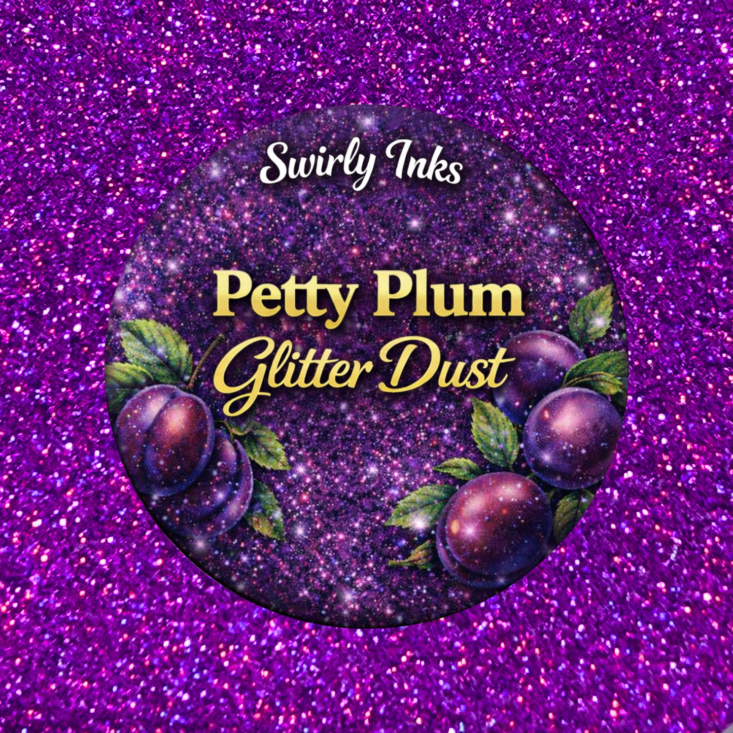 Petty Plum Glitter Dust 1oz