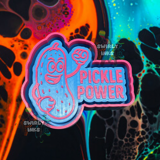 Pickle Power Freshie Mold