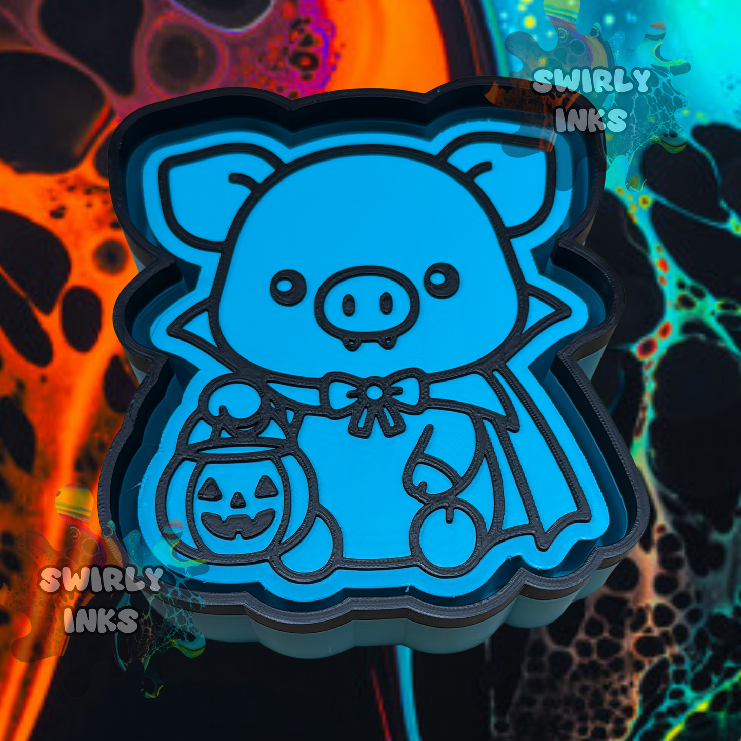 Pig Dracula Freshie Mold