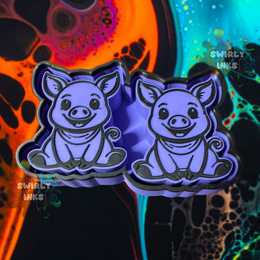 Pig Sitting Vent Freshie Mold