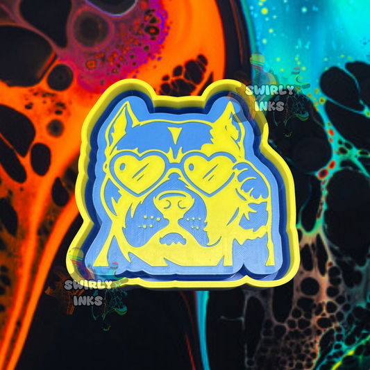 Pitty with Sunglasses Freshie Mold