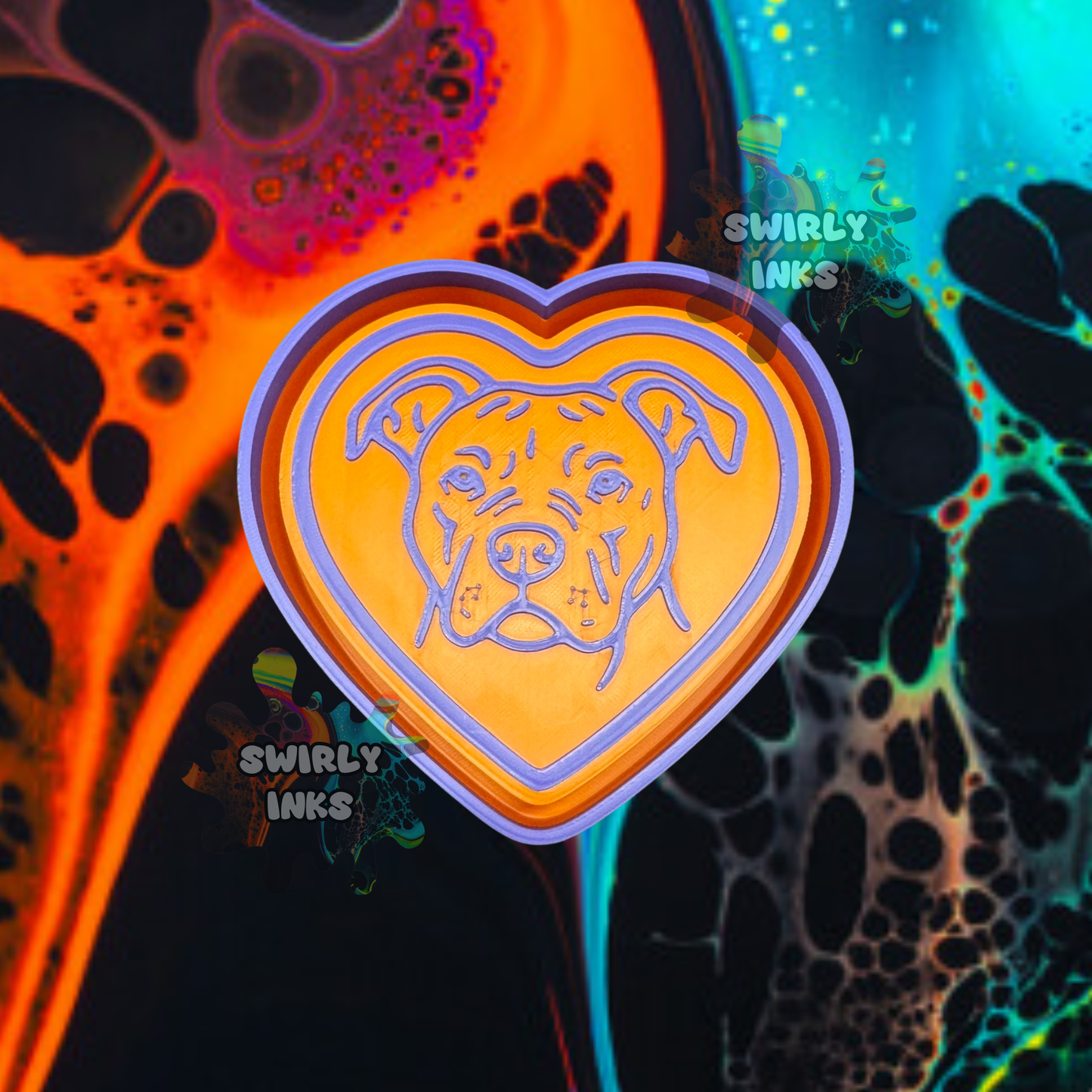 Pitty in Heart Freshie Mold