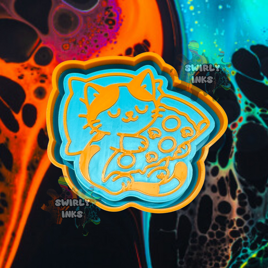 Pizza Cat Freshie Mold