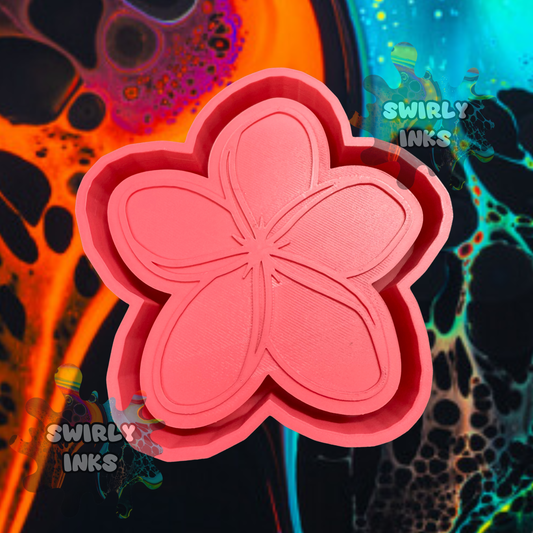 Plumeria Flower Freshie Mold