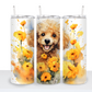 Dogs with Sunflowers