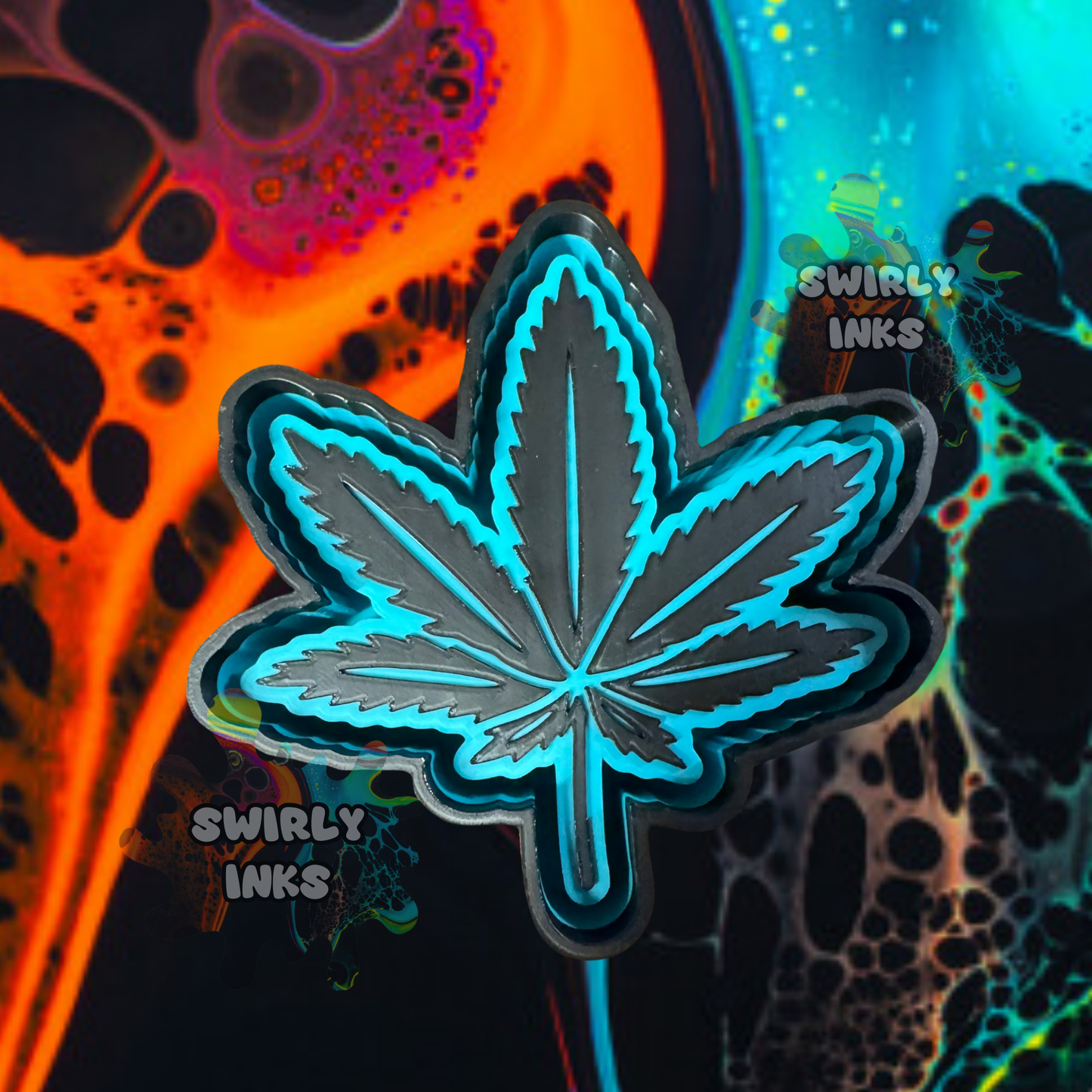 Pot Leaf Freshie Mold