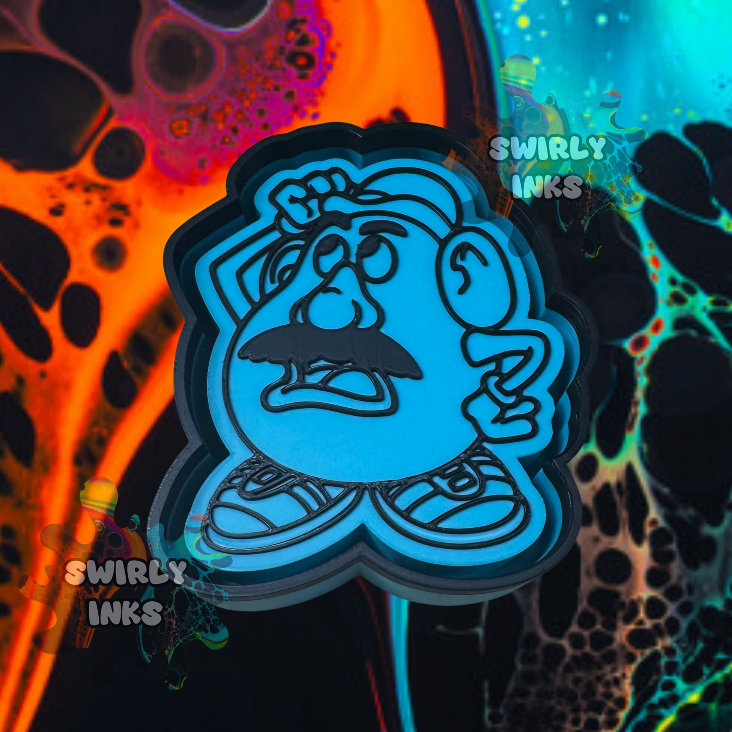 Potato with Sneakers Freshie Mold