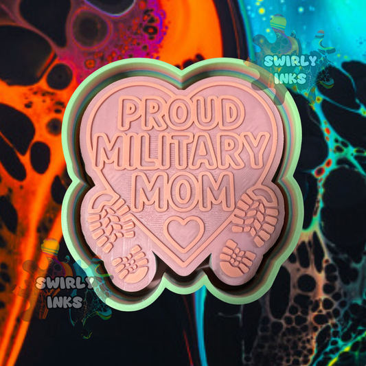 Proud Military Mom Freshie Mold