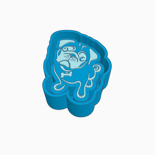 Pug Freshie Mold