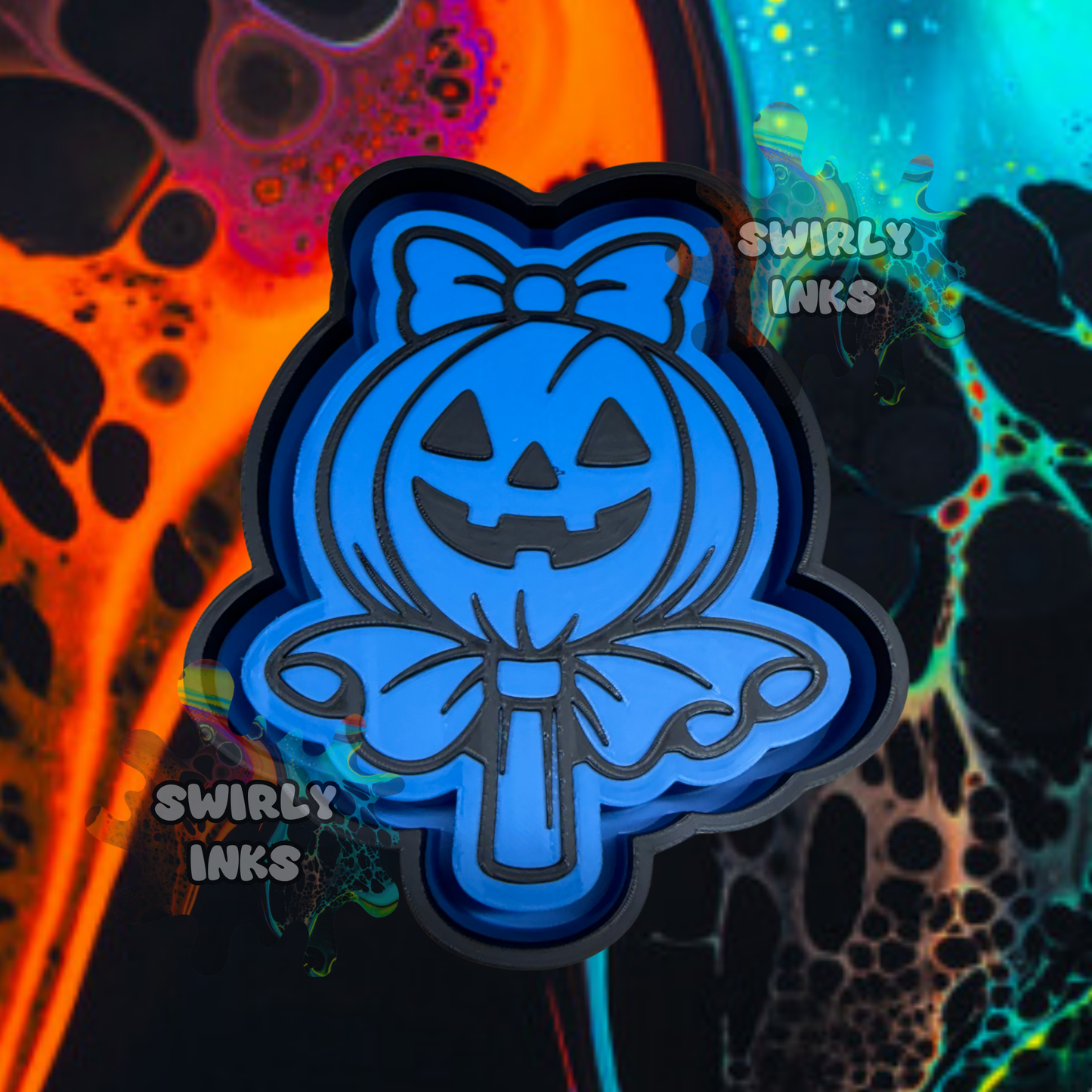 Pumpkin Lollipop Freshie Mold