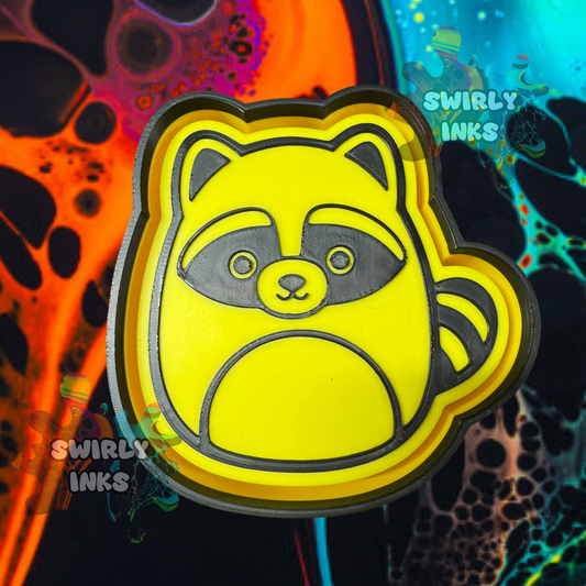 Raccoon Squishie Freshie Mold