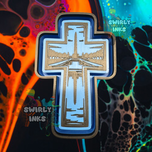 Reflection Mall Cross Freshie Mold