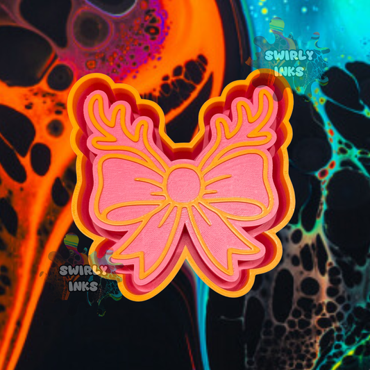 Reindeer Bow Freshie Mold