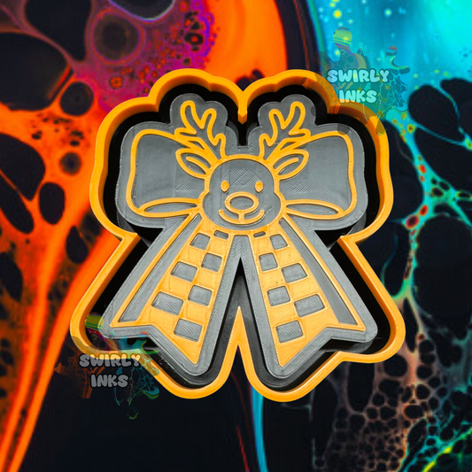 Reindeer Bow Freshie Mold