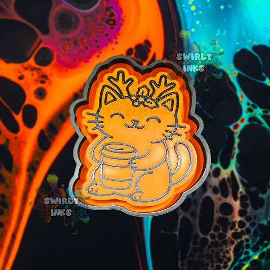 Reindeer Cat Freshie Mold