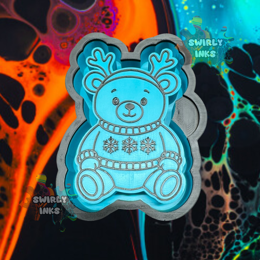 Reindeer Teddy Bear Freshie Mold