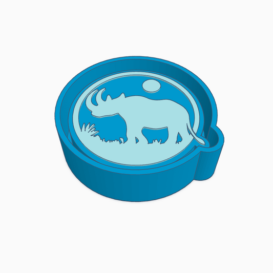 Rhino Round Freshie Mold