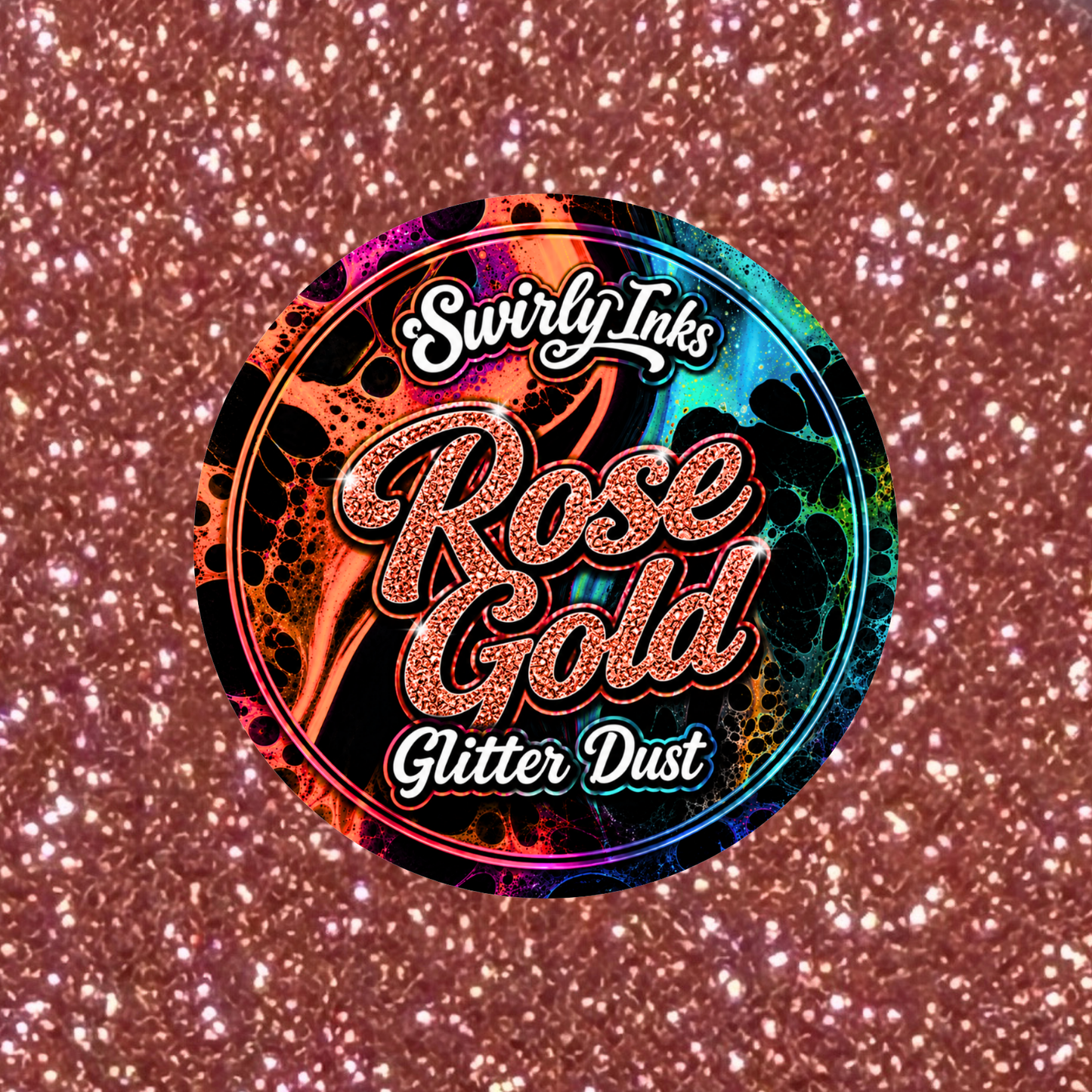 Rose Gold Glitter Dust 1oz