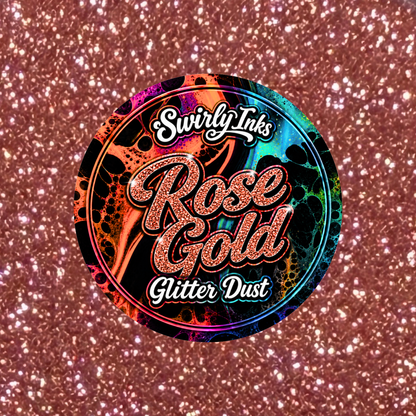 Rose Gold Glitter Dust 1oz