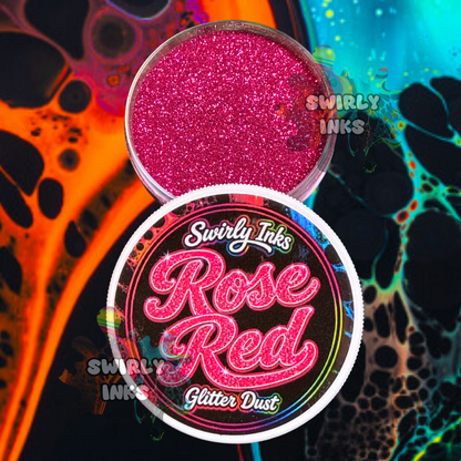 Rose Red Glitter Dust 1oz