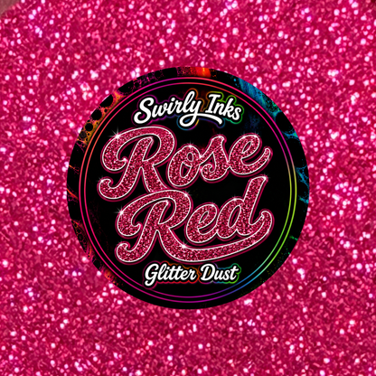 Rose Red Glitter Dust 1oz