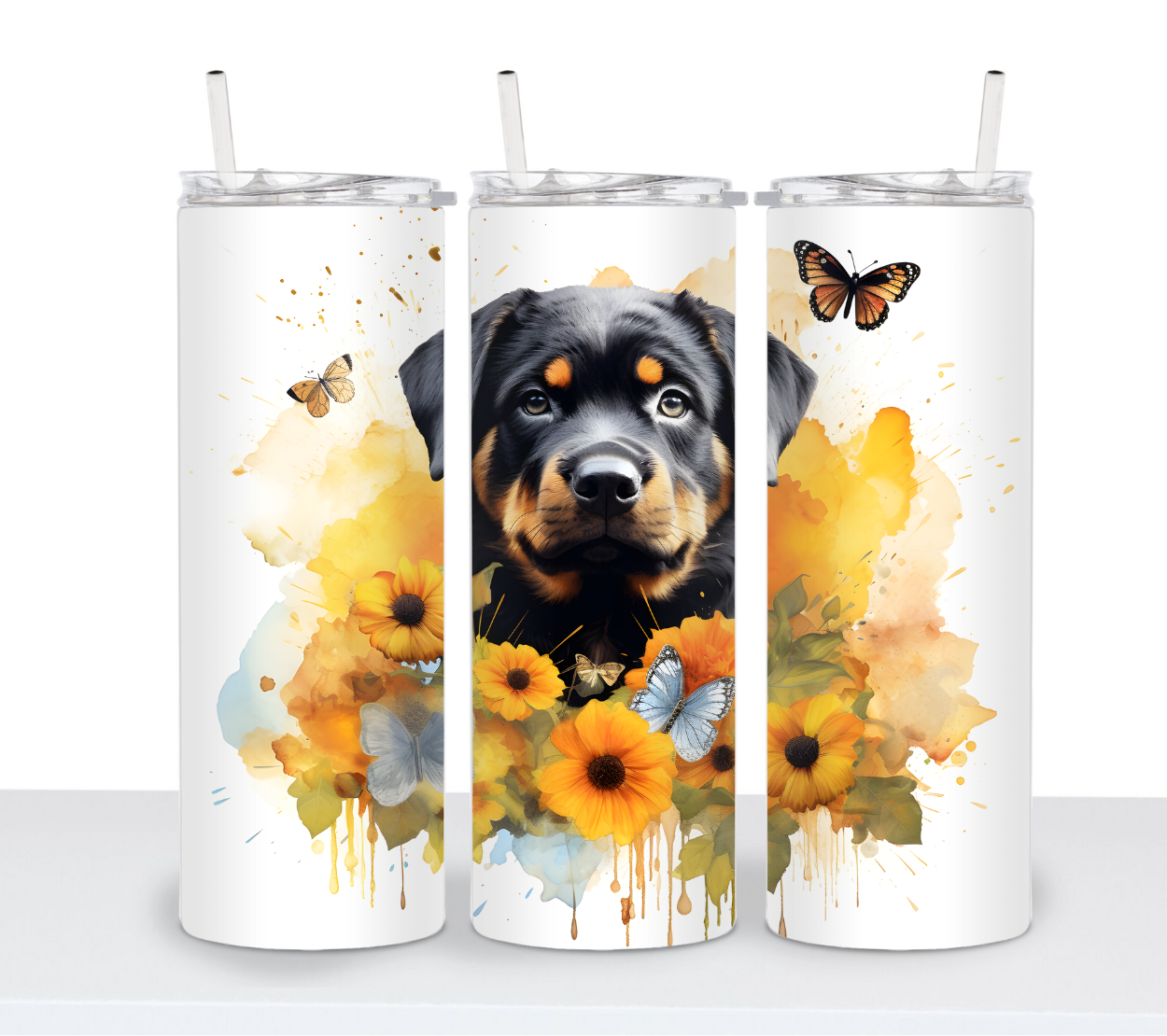 Dogs with Sunflowers Continued