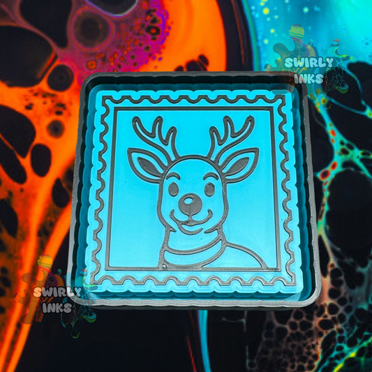 Rudolph Stamp Freshie Mold