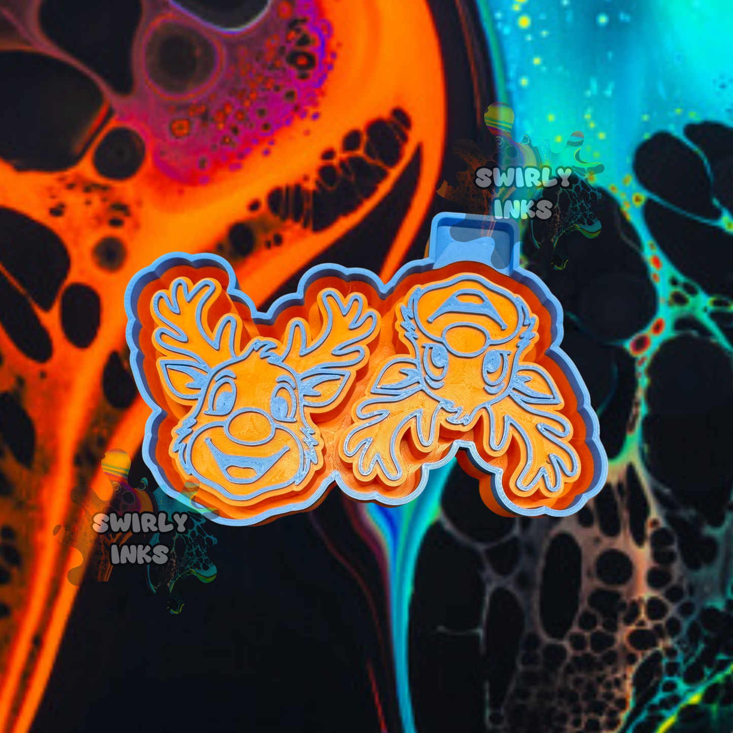 Rudolph Vents Freshie Mold