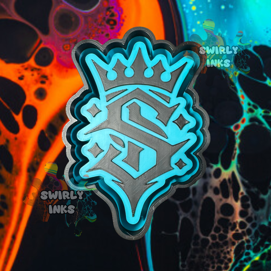S With Crown Freshie Mold
