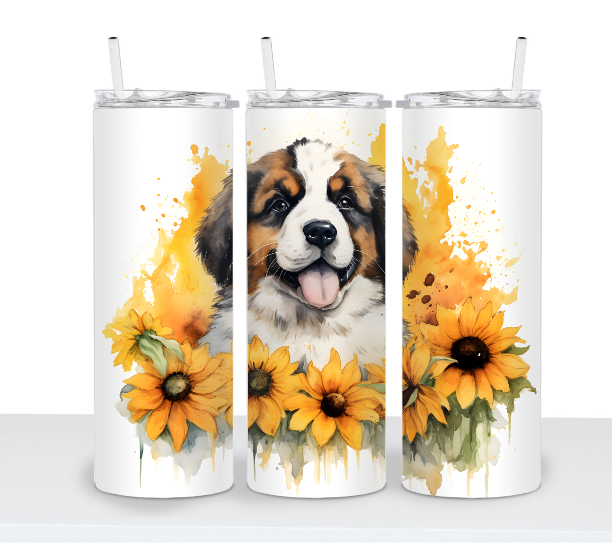 Dogs with Sunflowers Continued