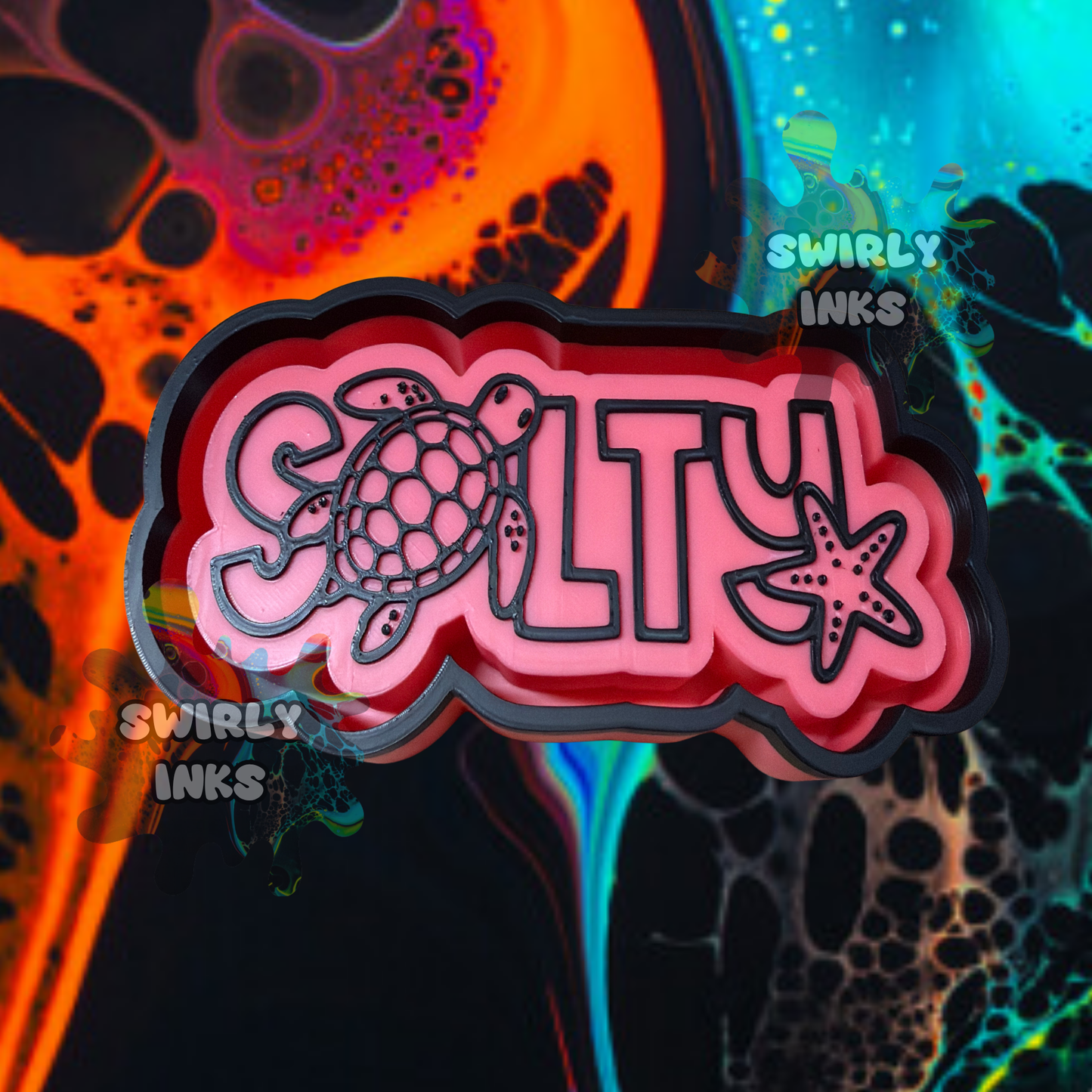 Salty Turtle Freshie Mold