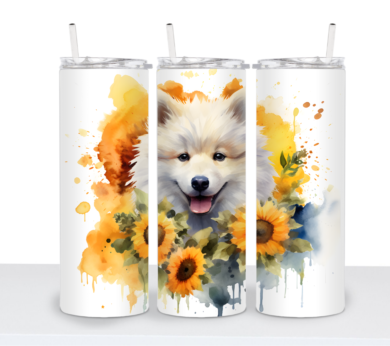 Dogs with Sunflowers Continued