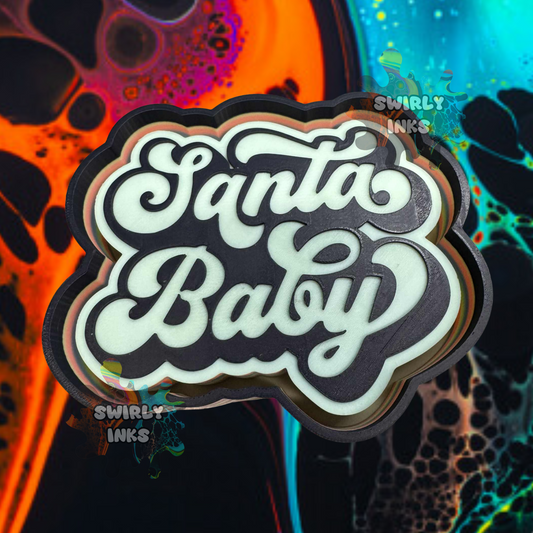 Santa Baby Freshie Mold