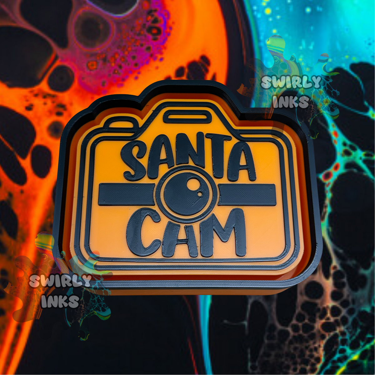 Santa Cam Freshie Mold